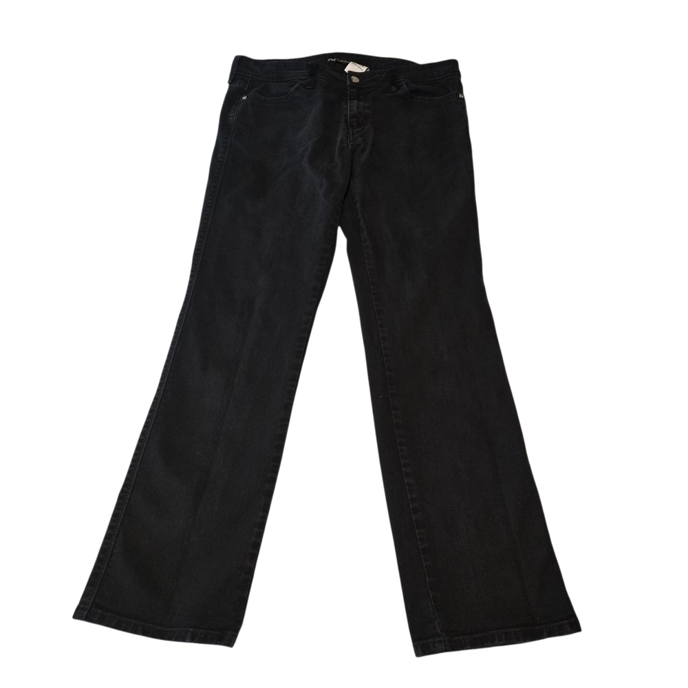 Levi's Night Blues Bootcut Jeans Women's 12M Black Studded Pocket Western 34x31